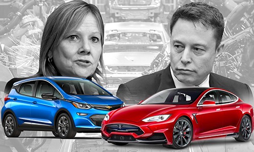 Elon Musk muon Tesla mua lai nha may sap dong cua GM