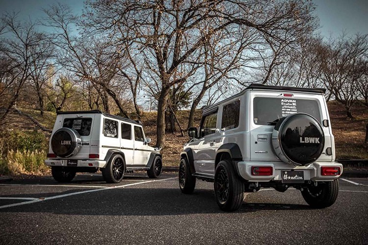 Xe gia re Suzuki Jimny do y het Mercedes G-Class-Hinh-6