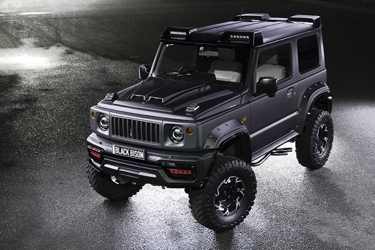 Xe gia re Suzuki Jimny cuc ngau nho Wald Black Bison