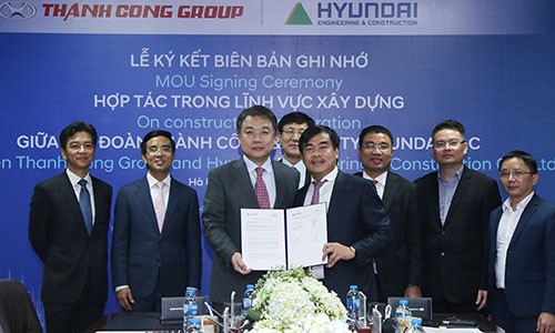 Tap doan Thanh Cong hop tac cung Hyundai E&C VIet Nam