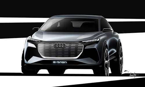 Xe dien Audi Q4 e-tron Concept sap ra mat toan cau