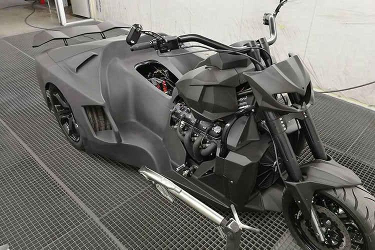 Sieu moto Boss Hoss do phong cach Lamborghini Aventador-Hinh-8