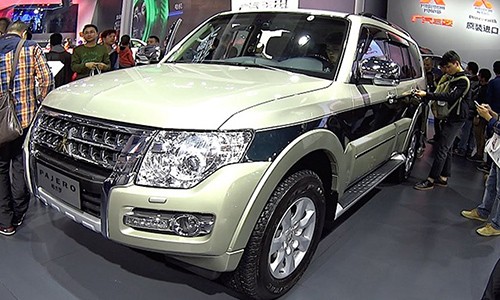 Xe SUV Mitsubishi Pajero se bi dung ban tai Nhat Ban