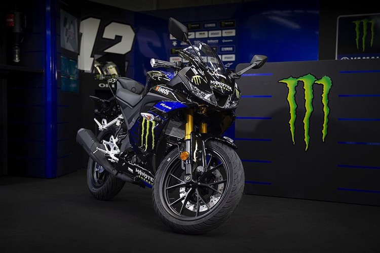 Can canh moto the thao co nho Yamaha R125 Monster Energy