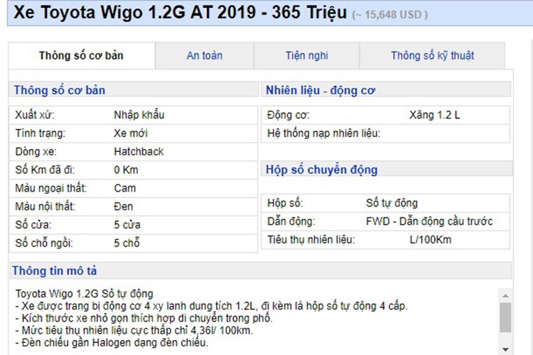 Toyota Wigo xuong gia, con 305 trieu tai Viet Nam-Hinh-2