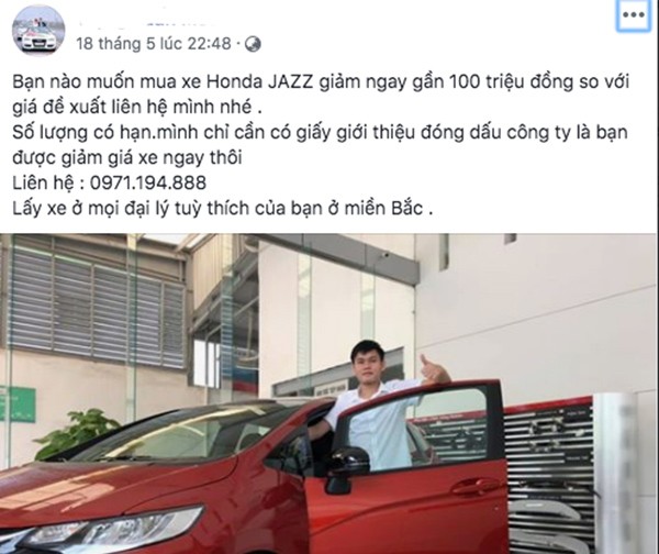 Honda Jazz tai Viet Nam 