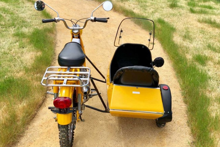 Xe may Honda Super Cub do Sidecar 3 banh cuc chat-Hinh-7