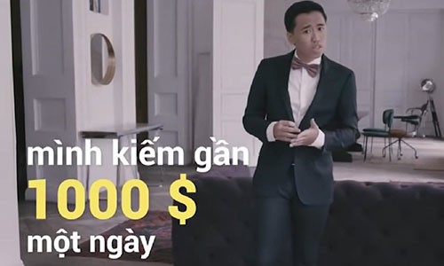 Video: Tro lua dao kiem 1.000 USD/ngay xon xao YouTube VN