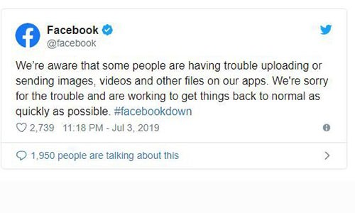 Facebook thua nhan dang gap van de tren dien rong