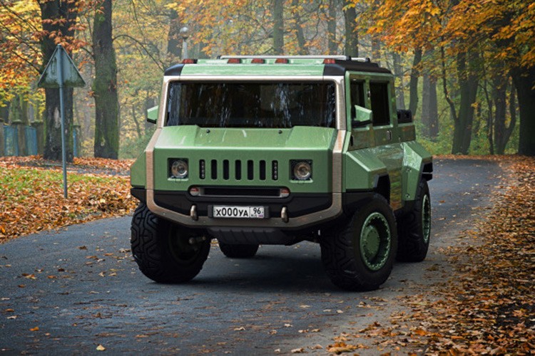 Xe H-UAZ off-road cua Nga dep va ham ho hon ca Hummer-Hinh-3