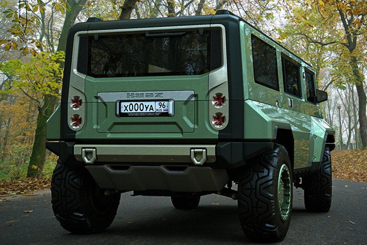 Xe H-UAZ off-road cua Nga dep va ham ho hon ca Hummer-Hinh-4