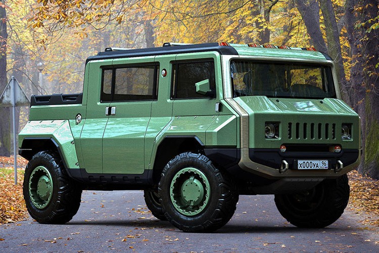 Xe H-UAZ off-road cua Nga dep va ham ho hon ca Hummer