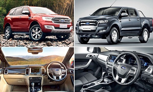 Xe Ford Ranger va Everest bi trieu hoi tai Viet Nam