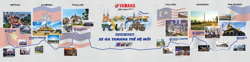 Yamaha Blue Core gay an tuong sau hanh trinh xuyen Dong Nam A