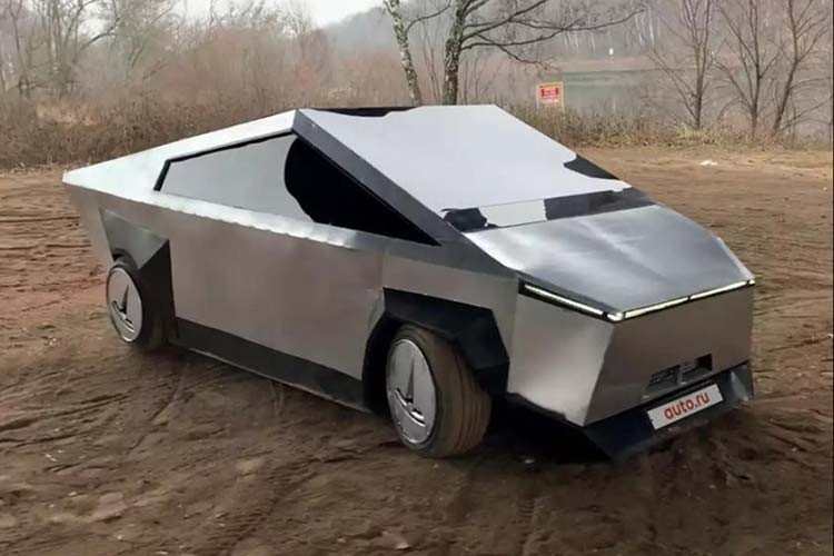 Rao ban xe Tesla Cybertruck 