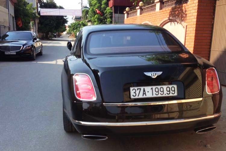 Xe sieu sang Bentley Mulsanne bien 