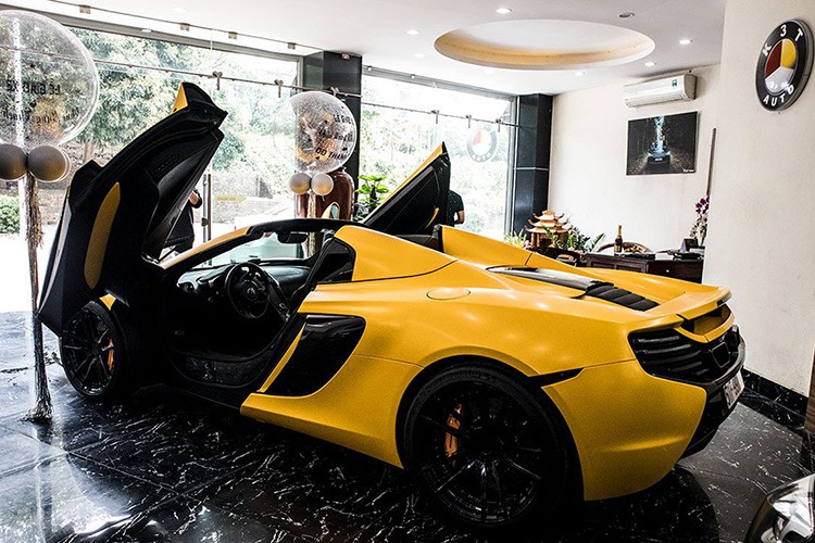 Sieu xe McLaren 650S Spider cua Minh nhua ve tay dai gia Ha Noi-Hinh-2