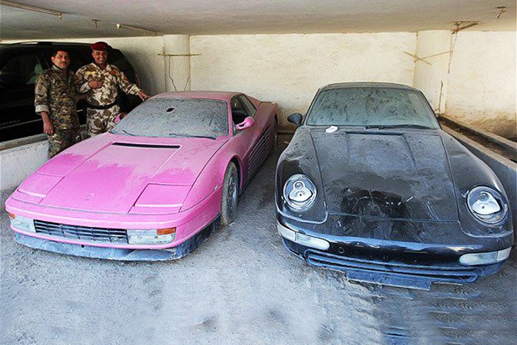 Tim thay xe Ferrari F40 cua con trai co Tong thong Sadam Hussein-Hinh-2