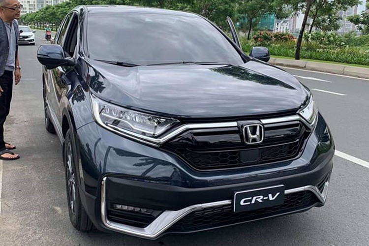 Honda CR-V 2020 ban lap rap lan dau xuat hien tren pho Viet