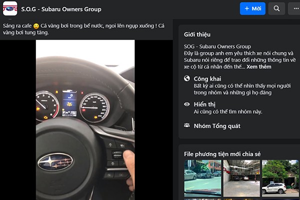 Nha phan phoi phan hoi ve loi “ca vang” tren xe Subaru