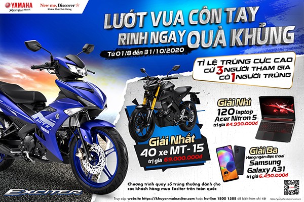 Yamaha Viet Nam manh tay uu dai cho 