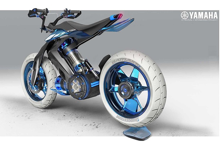 Yamaha XT500 H20 - xe moto chay nhien lieu nuoc cho 2025-Hinh-4