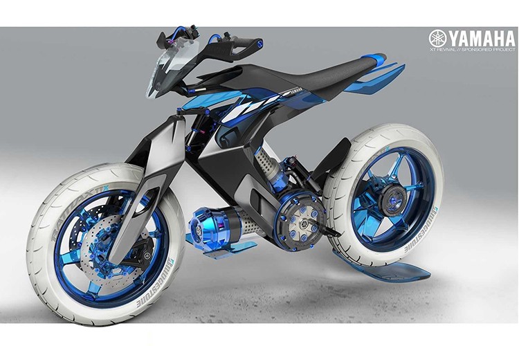 Yamaha XT500 H20 - xe moto chay nhien lieu nuoc cho 2025
