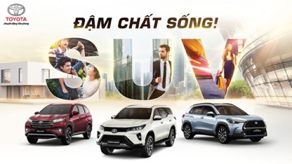 Toyota dan dau phan khuc SUV bang loat xe ngap tran cong nghe