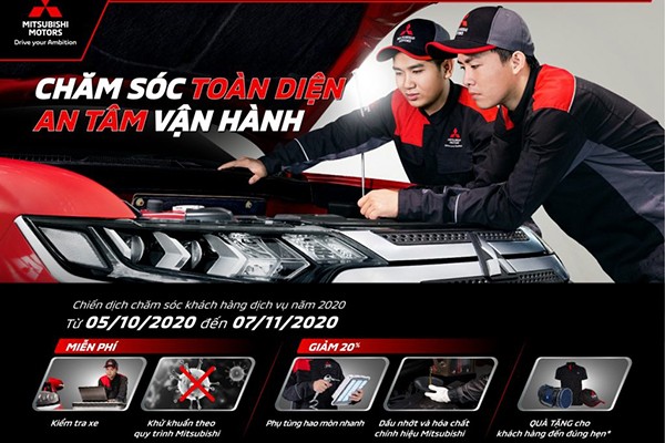 Mitsubishi Viet Nam trien khai chien dich cham soc khach hang