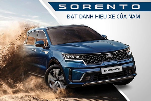 Kia Sorento All-New dat danh hieu “Xe cua nam 2021”