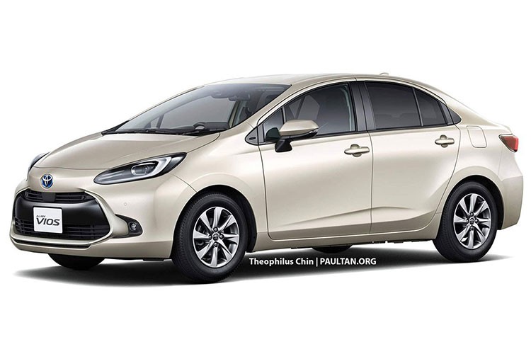 Toyota Vios the he moi sap trinh lang, co them ban hybrid-Hinh-2