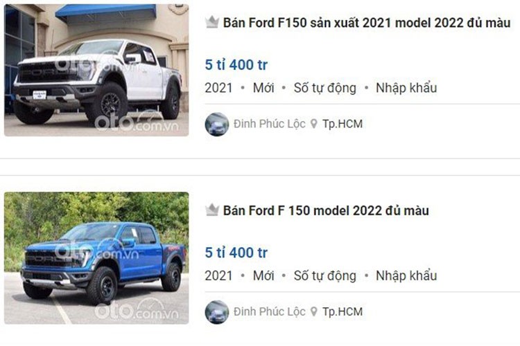 Ford F-150 Raptor 2022 ram ro ve Viet Nam, chao ban hon 5 ty dong-Hinh-2