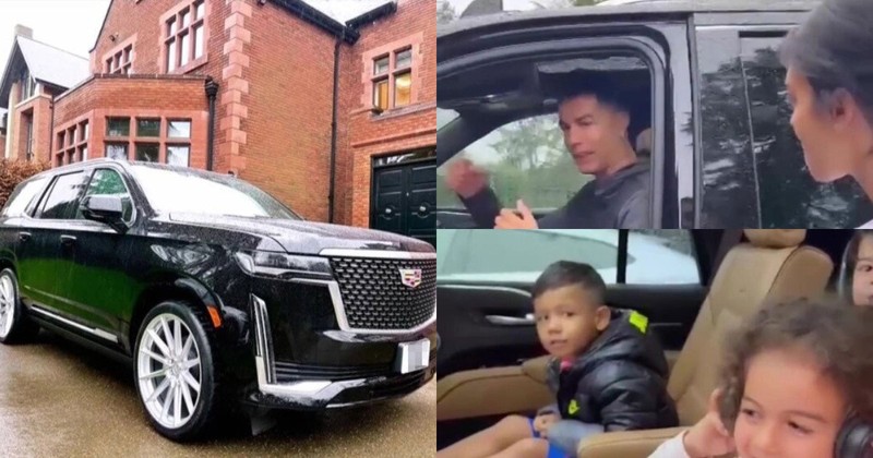 Cristiano Ronaldo duoc ban gai tang xe SUV Cadillac Escalade