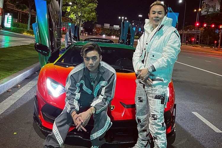 Binz & Soobin Hoang Son do dang Lamborghini Aventador SVJ 