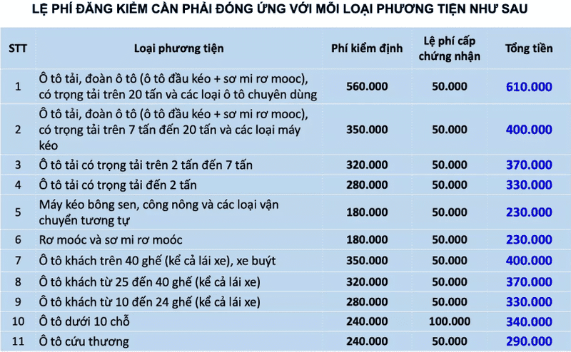 Muc phi kiem dinh oto tai Viet Nam ruc rich tang-Hinh-2