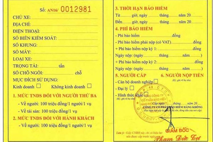 Nhung loai bao hiem oto nao can phai co khi mua xe?