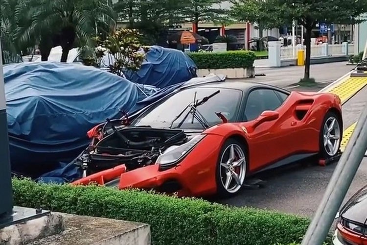 Vu tai nan 488 GTB hon 20 ty, Ferrari va Volvo Ha Noi co lien quan?