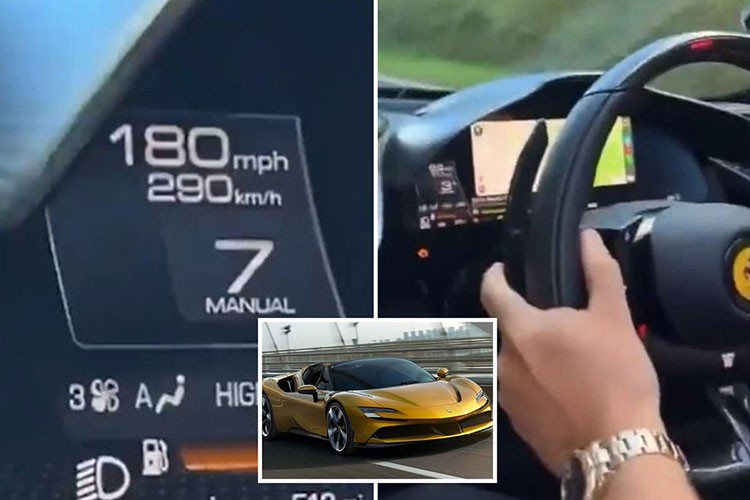 Ferrari SF90 Stradale chay hon 300 km/h, nguoi dan yeu cau xu ly