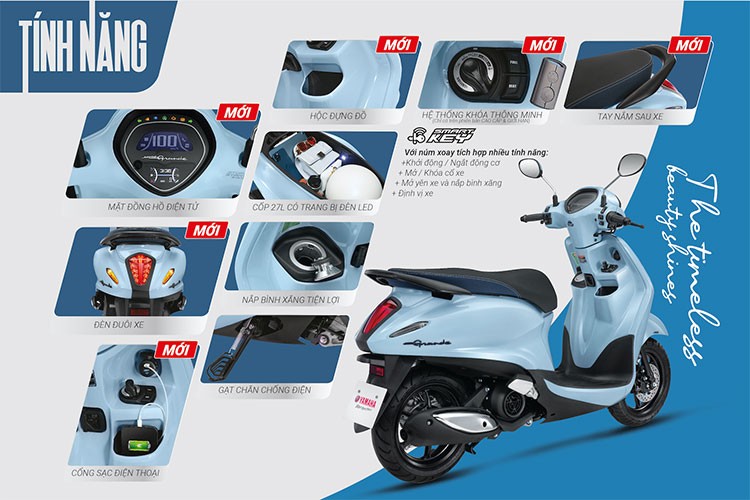 Yamaha Grande vs Vespa Primavera - dau la mau xe danh cho quy co?-Hinh-6