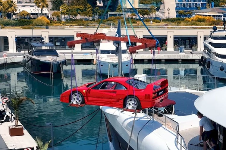 Ferrari F40 cua dai gia Monaco 