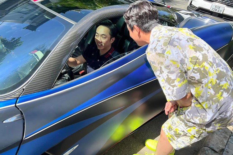 Minh Nhựa cưỡi Pagani Huayra hơn 80 tỷ hội ngộ cùng Cường Đô la - Hình 4 Minh Nhua cuoi Pagani Huayra hon 80 ty hoi ngo cung Cuong Do la-Hinh-4
