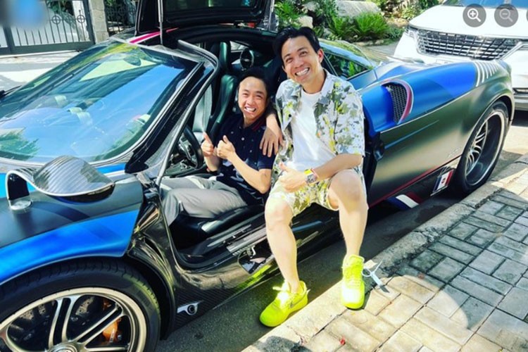 Minh Nhựa cưỡi Pagani Huayra hơn 80 tỷ hội ngộ cùng Cường Đô la - Hình 5 Minh Nhua cuoi Pagani Huayra hon 80 ty hoi ngo cung Cuong Do la-Hinh-5