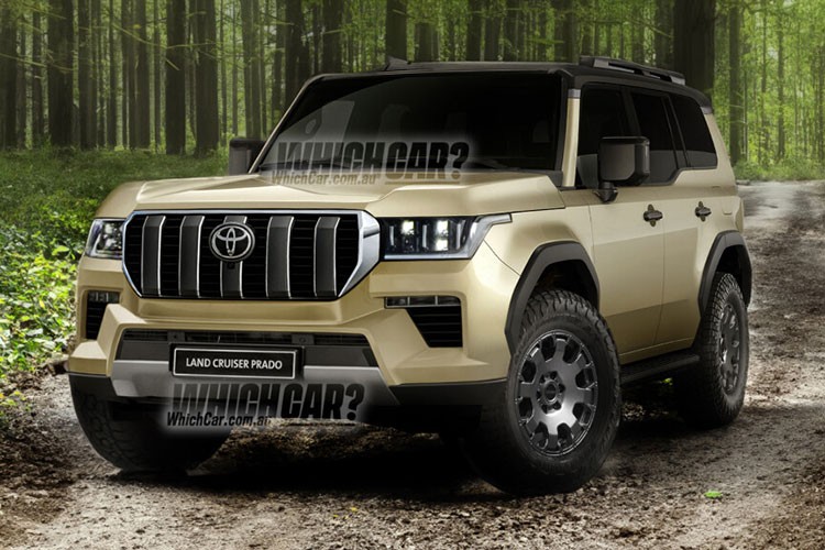 Toyota Land Cruiser Prado 2024 se vuong vuc, ham ho giong Lexus GX?-Hinh-8