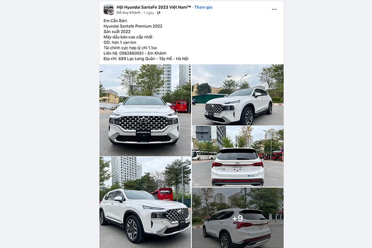 Nhung chiec Hyundai SantaFe 