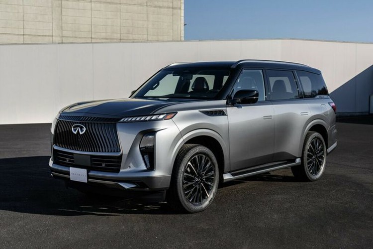 Chi tiet Infiniti QX80 2025 gia 2 ty dong, co gi de dau VinFast VF9?