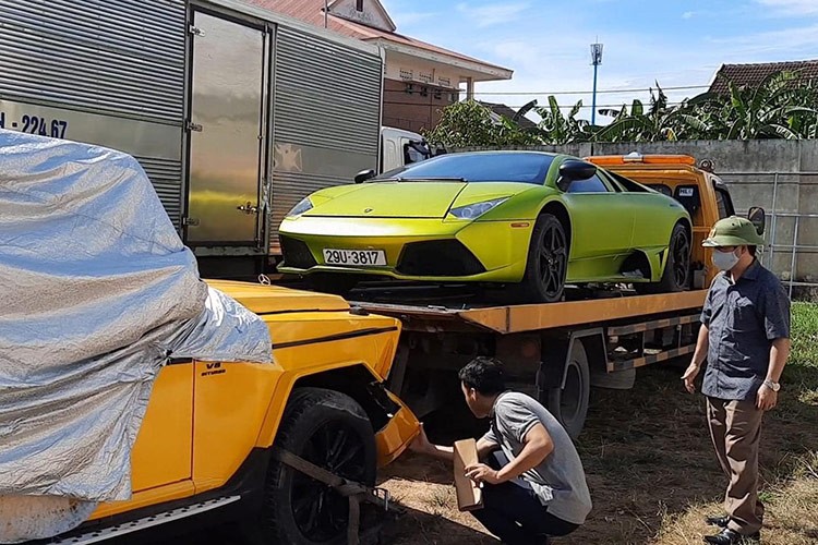 Lamborghini Murcielago tien ty bo xo o Quang Binh bi nghi... 