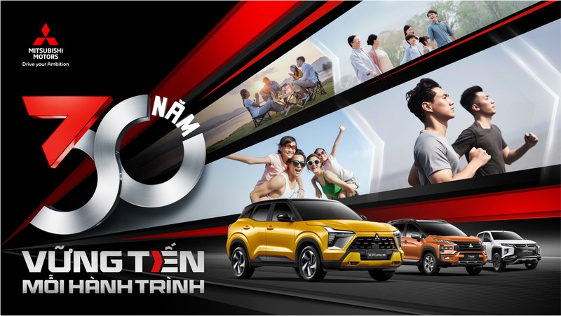 Mitsubishi Motors Viet Nam ky niem 30 nam va ra mat loat oto moi