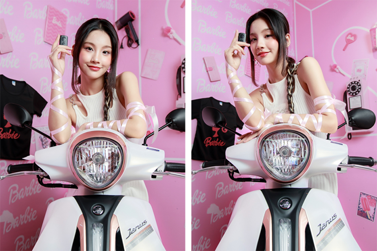 Hot girl Ceri Thu Ha do dang xe tay ga Yamaha Janus-Hinh-4