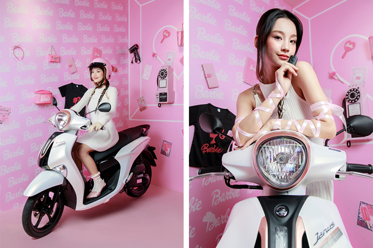 Hot girl Ceri Thu Ha do dang xe tay ga Yamaha Janus-Hinh-5