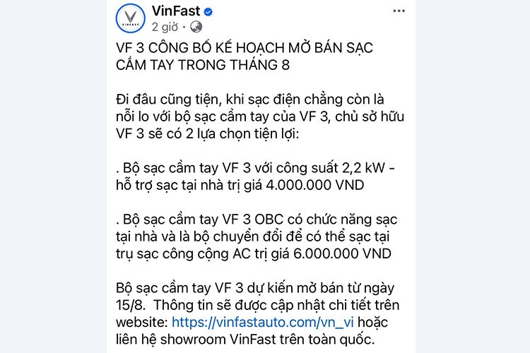 Gia sac cam tay xe mini dien Vinfast VF3, chi tu 4 trieu dong-Hinh-2